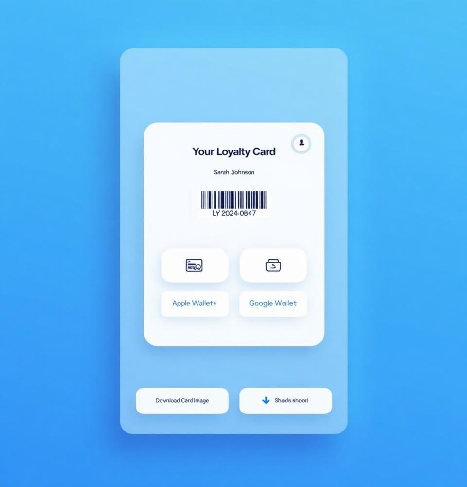 Wallet download buttons